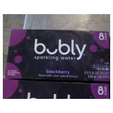 4 8 Packs of blackberry bubbler can...