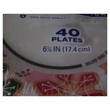 9 Packs of 40 Dixie plates...