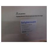 2 Stackable wood storage crates...