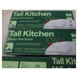 5 25 Packs of tall drawstring trash...