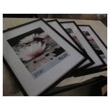 4 16 x 20 matted frames...