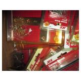 Box filled with assorted braces, br...