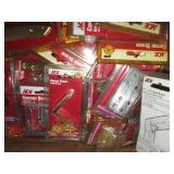 Box filled with assorted braces, br...