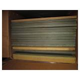 Box of 19 wood and metal molds or w...