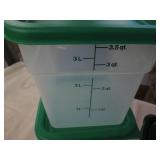 Lot of food storage containers...