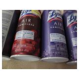 6 Cans of Lysol air sanitizer...