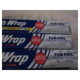 6 Reynolds foil wrap rolls...