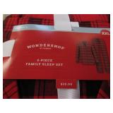 XXL family sleep set, flannel...