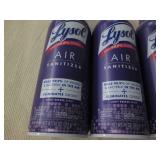 6 Lysol air sanitizers...