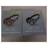 2 Wireless headphones...