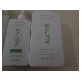 Assorted Native bath products...