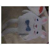 Easter bunny figure, basket and bag...