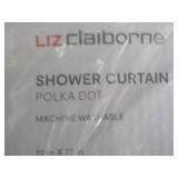 Liz Claiborne Polka Dot Shower Curt...