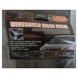 Visor Decal and Variety of Auto par...
