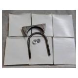 7 U Clamps 2 1/2"...