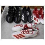 4 New Adidas Football Cletes - vari...