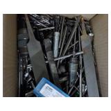 Box of Drill Bits; various sizes an...