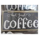7 Coffee Wall Signs 10 x 5" Ready t...