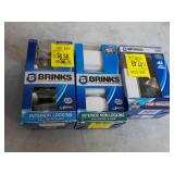 3 Brinks Door Knobs...