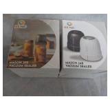 2 LUMO Mason Jar Vacuum Sealers...