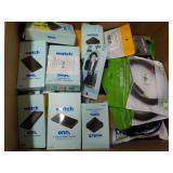 Box of Overstock Amazon Electronic ...