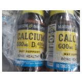 9 Bottles Mason Natural Calcium wit...