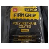 36 pair size L Firm Grip Work Glove...