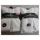 12 pair White Wear Proof Athletic S...