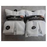 12 pair White Wear Proof Athletic S...