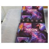 2 LED Neon Wall Lights...