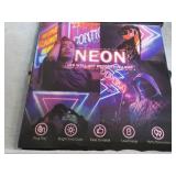 2 LED Neon Wall Lights...
