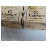 16 Gerber 2 oz Vegetable Purees- be...