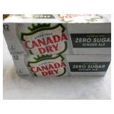 2 x 12 packs Canada Dry Zero Sugar ...