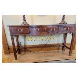 Mahogany Sherrill Console Library Table