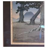 Japanese Woodblock Print Kaiganji Beach, Sanuki Coast by Artist Kawase Hasui