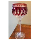 Waterford Ruby Cut to Clear Clarendon Wine Glasses
