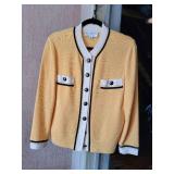 St. John Collection Knit Jacket ~ size M