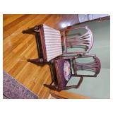 Antique Hepplewhite Mahogany Captain Chair and Accent Set