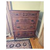 Antique French Regency Walnut Dresser