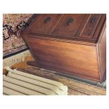 Antique French Regency Walnut Vanity Dresser