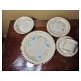 Oslo Pattern Brick Oven Stoneware Set