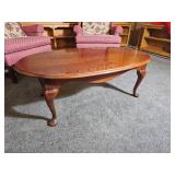 Queen Anne Oval Coffee Table