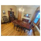 Antique Duncan Phyfe Style Dining Table and Chairs