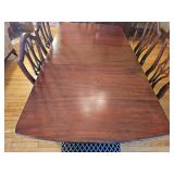 Antique Duncan Phyfe Style Dining Table and Chairs