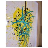 Dale Chihuly The Forsythias Spark Numbered Lithograph with Handwork 8 of 175