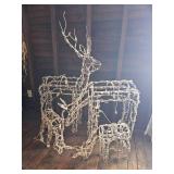 Illuminated Holiday Lawn Deer