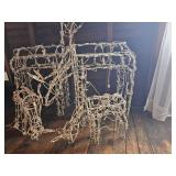 Illuminated Holiday Lawn Deer