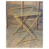 Hollywood Regency Faux Bamboo Bar Table