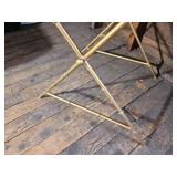 Hollywood Regency Faux Bamboo Bar Table