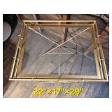 Hollywood Regency Faux Bamboo Bar Table
